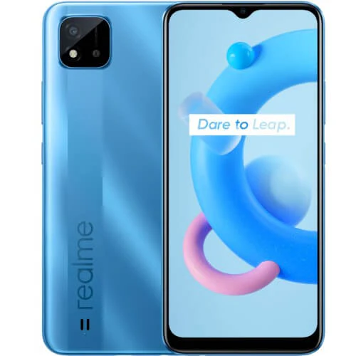 Realme C11 2021 Dual SIM Smartphone Lake Blue 2GB RAM 32GB 4G LTE Brand New - Image 3