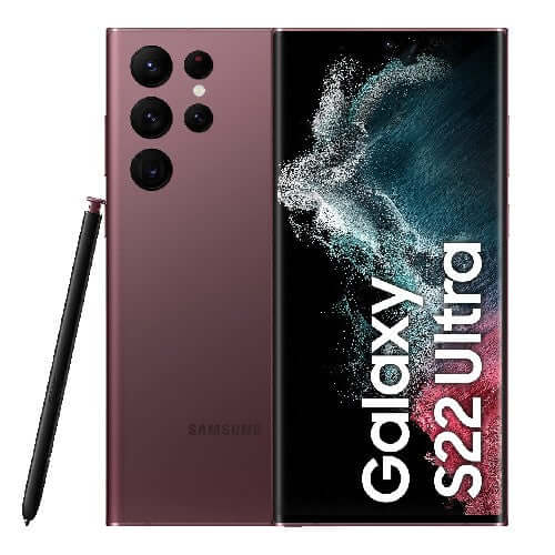 Samsung Galaxy S22 Ultra Dual SIM 128GB 8GB RAM Burgundy